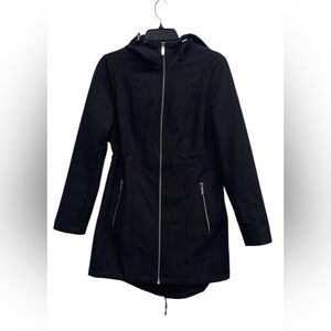 Michael Kors Black Tech Hooded Coat